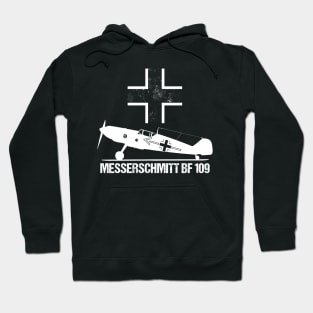 Messerschmitt BF 109 ME Warbird German Luftwaffe WW2 Shirt Hoodie